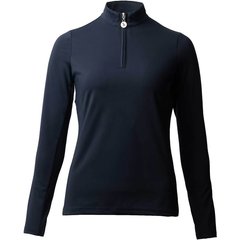 Horze Lilian Womens Winter Training Shirt, Blueberry, 6