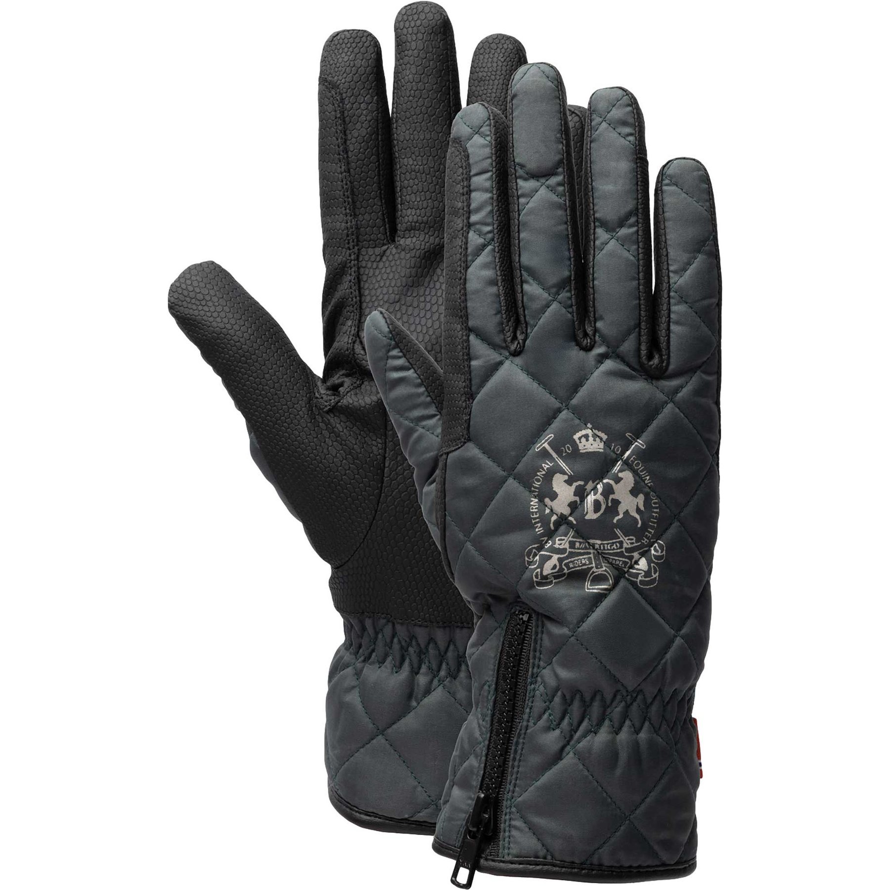 B Vertigo Onyx Waterproof Winter Gloves, Scarab Green, 9