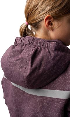 Show full view: Horze Jessie Kids Winter Riding Jacket, Flint Purple, Medium/Large slide 5 of 7