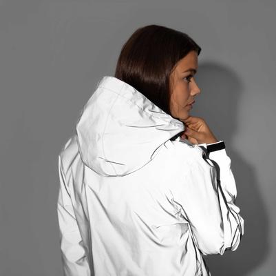 Show full view: Horze Rainbow Womens Reflective Raincoat, 4 slide 5 of 9