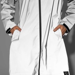 Horze Rainbow Womens Reflective Raincoat, 4 slide 2 of 9