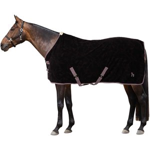 Horze Pegasus Pony Fleece Horse Cooler, Flint Purple, 72-in