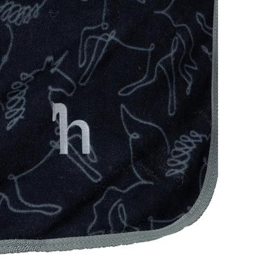 Show full view: Horze Pegasus Pony Fleece Horse Cooler, Blueberry, 66-in slide 6 of 6