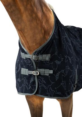 Show full view: Horze Pegasus Pony Fleece Horse Cooler, Blueberry, 66-in slide 2 of 6