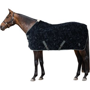 Horze Pegasus Pony Fleece Horse Cooler, Blueberry, 66-in