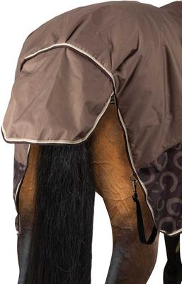 Show full view: Horze Glasgow Light Weight 100g Horse Turnout Blanket, Chocolate Plum, 72-in slide 2 of 5