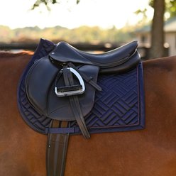 Horze Aachen All Purpose Horse Saddle Pad, Nightshade, Horse slide 2 of 9