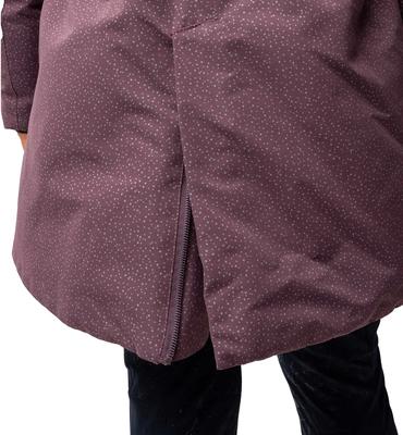 Show full view: Horze Jessie Kids Winter Riding Jacket, Flint Purple, Medium/Large slide 6 of 7