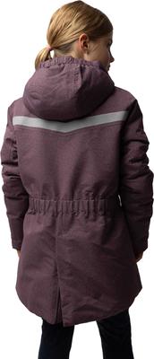Show full view: Horze Jessie Kids Winter Riding Jacket, Flint Purple, Medium/Large slide 4 of 7