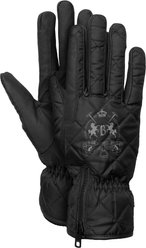 B Vertigo Onyx Waterproof Winter Gloves, Black Beauty, 9