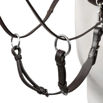 Show full view: Horze Hampstead Multi Point Horse Breastplate, Brown, Horse slide 2 of 4