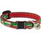 Show in main carousel: LupinePet Christmas Tree Design Breakaway Cat Collar with Bell, 8 to 12-in neck, 1/2-in wide slide 1 of 4