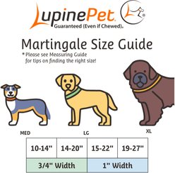 LupinePet Christmas Tree Design Martingale Slip-on Dog Collar, Large: 15 to 22-in neck, 1-in wide slide 2 of 6