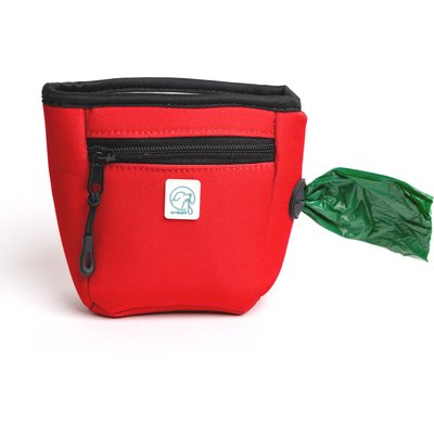 Embark Harness Co. Embark Harness Co. 3-in-1 Adventure Treat Bag with Built In Poop Bag Dispenser, Red