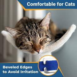 GoTags Personalized Breakaway Cat Collar with Engraved Tag & Bell, Blue/Rainbow, 8 to 12-in neck, 3/8-in wide slide 2 of 6