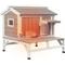 Show in main carousel: Petscosset Insulated Outdoor Cat House with Raised Base & Openable Roof, Gray, 28.7 x 25.6 x 26.3-in slide 1 of 12