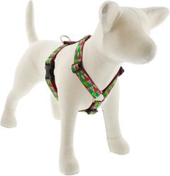 LupinePet Christmas Tree Design Dog Harness, 36 to 44 in chest, 1-in wide