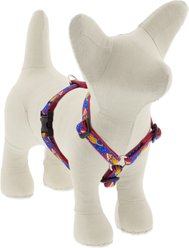 LupinePet Snow Pup Design Dog Harness, 12 to 20-in chest, 1/2-in wide
