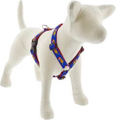 LupinePet Snow Pup Design Dog Harness, 36 to 44 in chest, 1-in wide