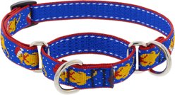 LupinePet Snow Pup Design Martingale Training Dog Collar, Small: 10 to 14-in neck, 3/4-in wide
