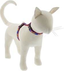 LupinePet Snow Pup Design H-Style Cat Harness, Large: 12 to 20-in chest