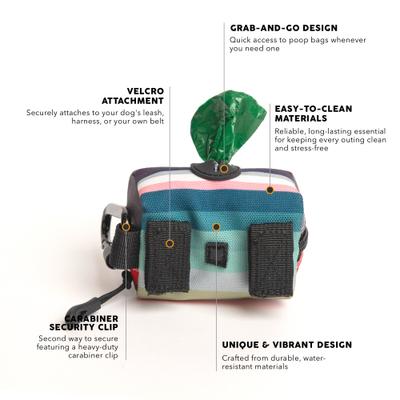 Show full view: Embark Harness Co. Adventure Poop Pack, Baja slide 3 of 8