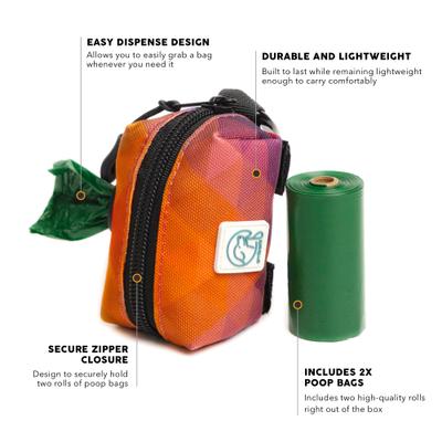 Show full view: Embark Harness Co. Adventure Poop Pack, Aurora slide 2 of 8