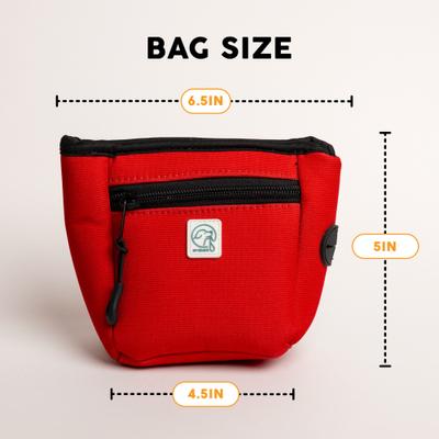 Show full view: Embark Harness Co. Adventure Treat Bag, Red slide 5 of 9