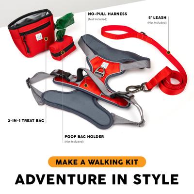 Show full view: Embark Harness Co. Adventure Treat Bag, Red slide 8 of 9
