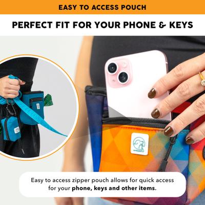 Show full view: Embark Harness Co. Adventure Treat Bag, Teal slide 6 of 9