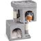 Show in main carousel: FEANDREA 26.4-in Cat Tree, Light Gray slide 1 of 8
