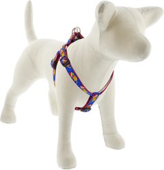 LupinePet Snow Pup Design Step-in Dog Harness, 20 to 30 in chest, 3/4-in wide