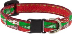 LupinePet Christmas Tree Design Breakaway Cat Collar, 8 to 12-in neck, 1/2-in wide