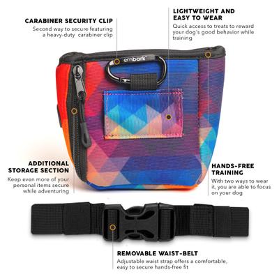 Show full view: Embark Harness Co. Adventure Treat Bag, Aurora slide 3 of 8