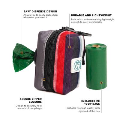 Show full view: Embark Harness Co. Adventure Poop Pack, Baja slide 2 of 8