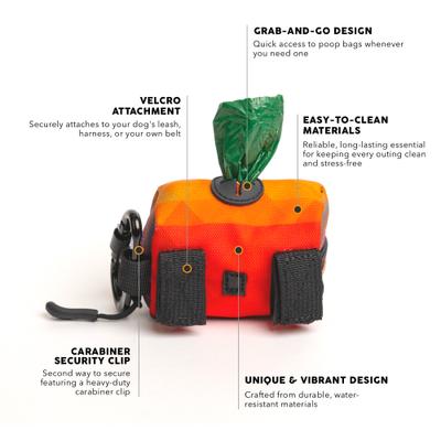 Show full view: Embark Harness Co. Adventure Poop Pack, Aurora slide 3 of 8