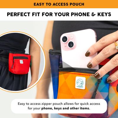 Show full view: Embark Harness Co. Adventure Treat Bag, Red slide 6 of 9