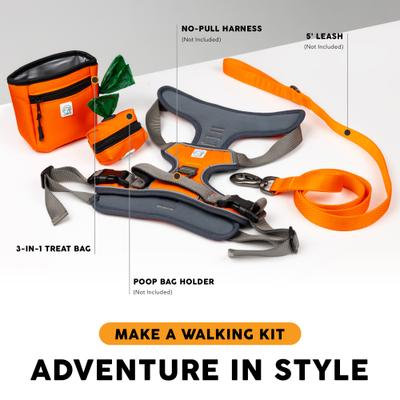 Show full view: Embark Harness Co. Adventure Treat Bag, Orange slide 8 of 9