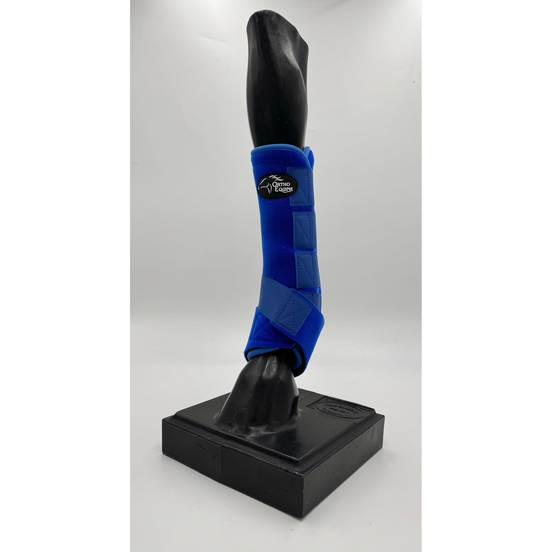ORTHO EQUINE Complete Comfort Hind Horse Boots, Royal Blue, Large