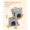 Show in main carousel: FEANDREA 26.4-in Cat Tree, Light Gray slide 5 of 8