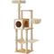 Show in main carousel: FEANDREA 65-in Multi-Level Cat Tree, Almond Yellow slide 1 of 6