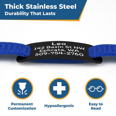 Show full view: GoTags Personalized Breakaway Cat Collar with Engraved Tag & Bell, Orange/Black, 8 to 12-in neck, 3/8-in wide slide 5 of 7