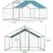Show in main carousel: LovMor Metal Chicken Coop, 13 x 10 x 6.56-ft slide 2 of 7