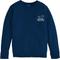 Show in main carousel: BUDDY BY THE SEA Winter Wonderland Fleece Unisex Crewneck Sweatshirt, Navy, Large slide 2 of 2