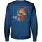 Show in main carousel: BUDDY BY THE SEA Winter Wonderland Fleece Unisex Crewneck Sweatshirt, Navy, Large slide 1 of 2