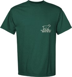 BUDDY BY THE SEA Night Before Christmas Adult Unisex Short Sleeve Tee Shirt, Field Green, Large slide 2 of 2