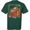 Show in main carousel: BUDDY BY THE SEA Night Before Christmas Adult Unisex Short Sleeve Tee Shirt, Field Green, XX-Large slide 1 of 2