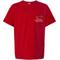 Show in main carousel: BUDDY BY THE SEA Merry & Bright Adult Unisex Short Sleeve Tee Shirt, Holiday Red, Small slide 2 of 2