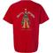 Show in main carousel: BUDDY BY THE SEA Merry & Bright Adult Unisex Short Sleeve Tee Shirt, Holiday Red, Small slide 1 of 2