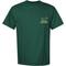Show in main carousel: BUDDY BY THE SEA Nappy Holidays Adult Unisex Short Sleeve Tee Shirt, Field Green, Small slide 2 of 2